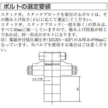 02シリーズスタック形 取付ボルト(植込みボルト) ダイキン工業