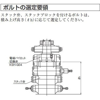 04シリーズスタック形 取付ボルト(植込みボルト) ダイキン工業
