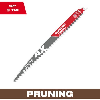 AX 剪定用カーバイドレシプロソーブレード 3TPI(1本) - ミルウォーキーツール