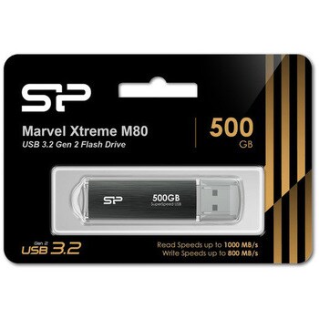 SP500GBUF3M80V1G Type-A USB 3.2 Gen 2大容量USB 1個 シリコンパワー