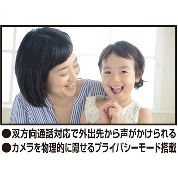 スマートカメラ リモコン/温湿度/首振-巡航 カシムラ