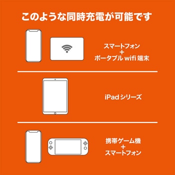USB-ACアダプタ スリム 2.4A MCO