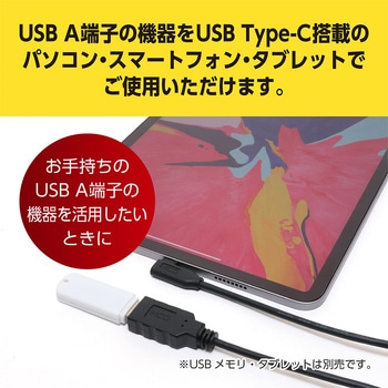 USB Type-CtoA変換ケーブル L型 MCO