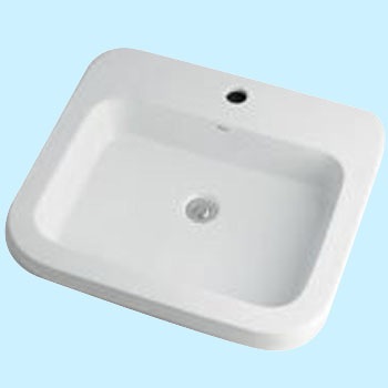 493-004 角型洗面器 Luju カクダイ 44365526