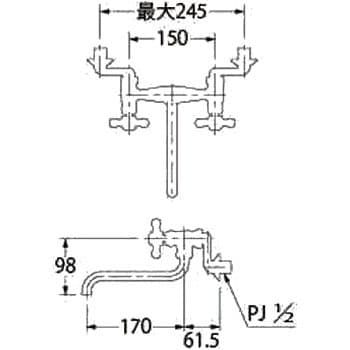 2ハンドル混合栓