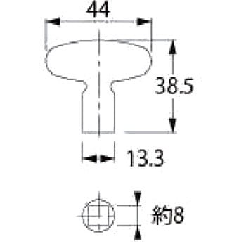 790-707 共用水道栓カギ 1個 カクダイ 【通販モノタロウ】