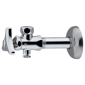 アングル形止水栓本体(ナットつき) カクダイ