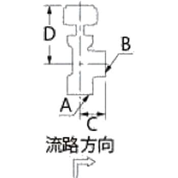 アングル型ニードルバルブ カクダイ