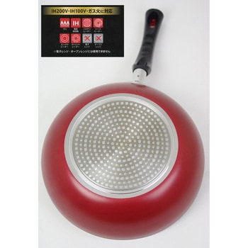 レッドダイヤモンドマーブル ローゼス IH 炒め鍋 タフコ