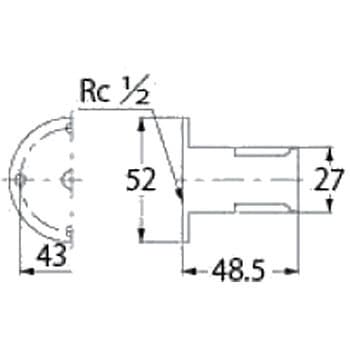 JKロックユニット取出し金具(ワンタッチ) カクダイ
