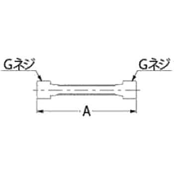 649-805-20 洗管用メーター代用管(Gネジ用) 1個 カクダイ 【通販サイト