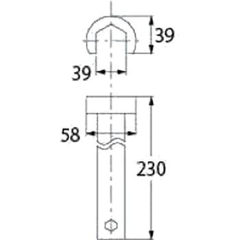 一つ穴混合栓用締付工具 カクダイ