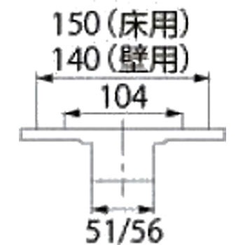 小便器用フランジ カクダイ
