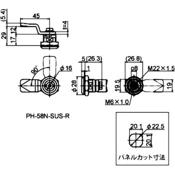ステンレス防水キーロット(ダブルビット型) ジョー・プリンス竹下