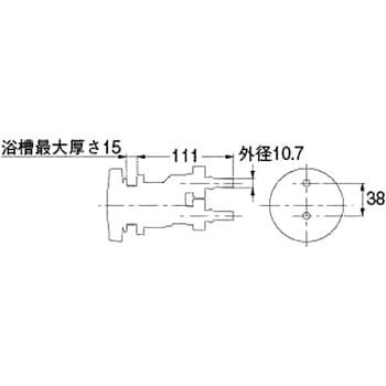 415-018 一口循環金具(ペア耐熱管用) 10Aシリーズ 1個 カクダイ 【通販