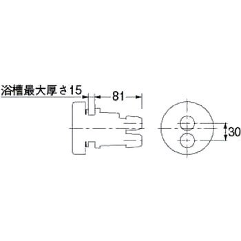415-004 一口循環金具(ワンロック式) 10Aシリーズ 1個 カクダイ 【通販