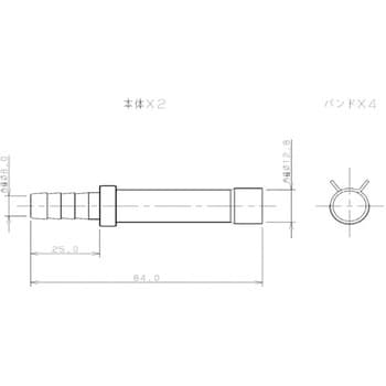 416-440 ペア耐熱管用ろう付け用セット 10Aシリーズ 1袋(2セット