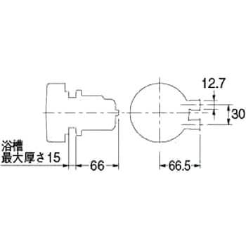 4145 一口循環接続金具 13Aシリーズ 1個 カクダイ 【通販サイトMonotaRO】