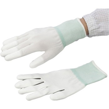 フィット感に優れたナイロン手袋 お買い得大箱 アズピュア PUコート手袋 オーバーロック - アズピュア(アズワン)