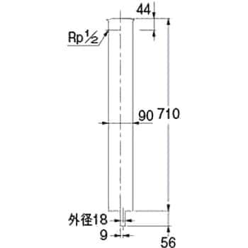 624-146 庭園水栓柱 1個 カクダイ 【通販サイトMonotaRO】