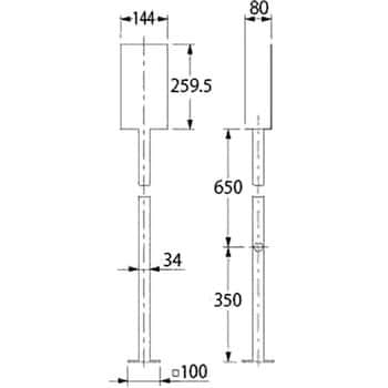 511-603 3チャンネル水力発電用スタンド 1個 カクダイ 【通販サイト