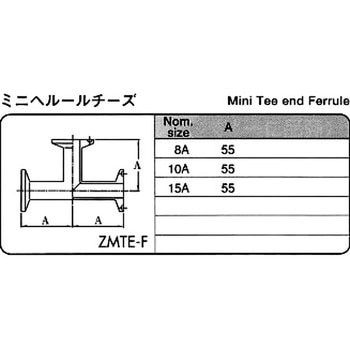 サニタリーミニヘルールチーズ(SUS316L) フジトク