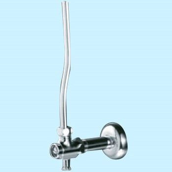 アングル形止水栓(水抜き付) ドライバー式 KVK