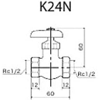 B型鉄管用短胴甲止水栓 KVK
