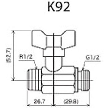 ボールバルブ K92 KVK