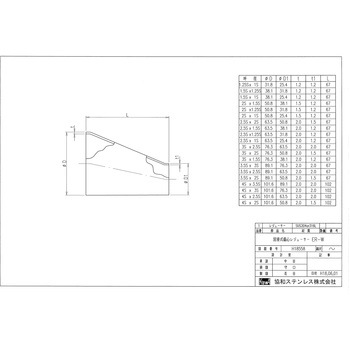 S-304 溶接 偏芯レジューサー (W)ER 協和ステンレス