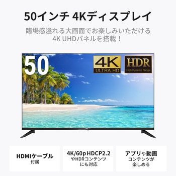 DKS-4K50DG6 DMM.make 50インチ 4K ディスプレイ DKS-4K50DG6 DMM.make