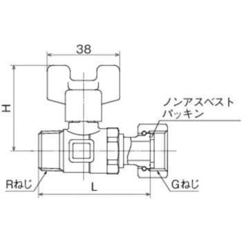 AU6型ボールバルブ オンダ製作所