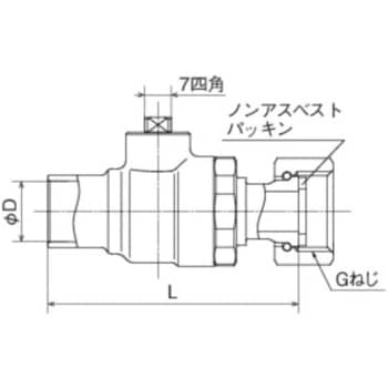 S2型 銅管接続ボールバルブ(ソルダーボールバルブ) オンダ製作所