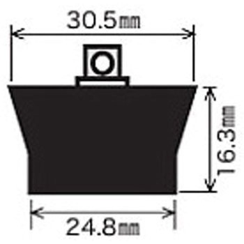 バス用ゴム栓 久保田タイプ(ポリ用) KVK