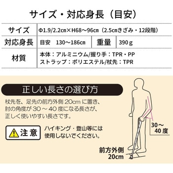 バンブーステッキ ワイド 竹虎