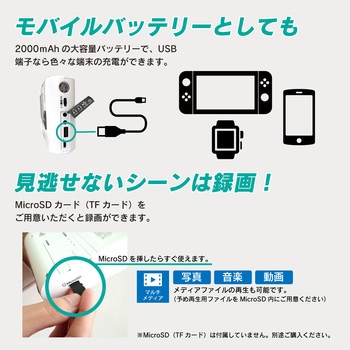 4電源対応 4.3インチ 録画機能搭載 ポータブルテレビ ワンセグ ラジオ ベルソス