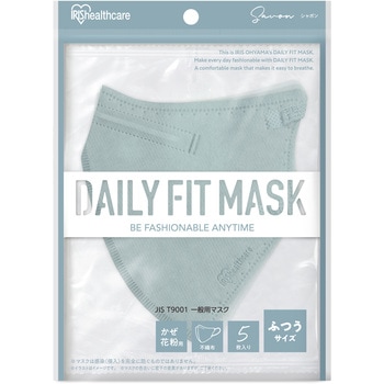 DAILY FIT MASK  立体 ふつう 5枚入 アイリスオーヤマ