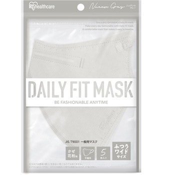DAILY FIT MASK  立体 ふつうワイド 5枚入 アイリスオーヤマ