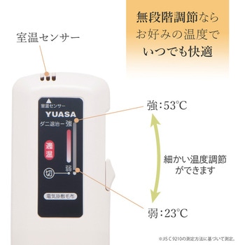 電気掛敷毛布 フェイクファー ユアサ(ユアサプライムス)