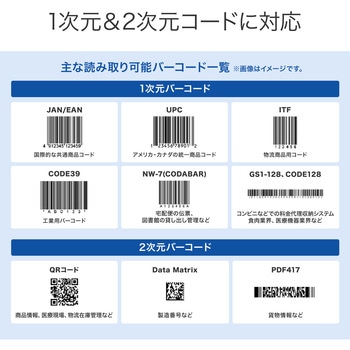 バーコードリーダー サンワサプライ