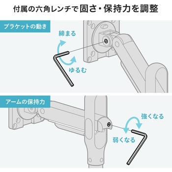 CR-LAST37BK 液晶ディスプレイスタンド サンワサプライ 設置形態