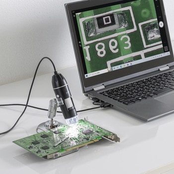 LPE-08BK デジタル顕微鏡 1個 サンワサプライ 【通販モノタロウ】