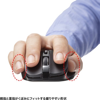 ブルーLEDマウス サンワサプライ