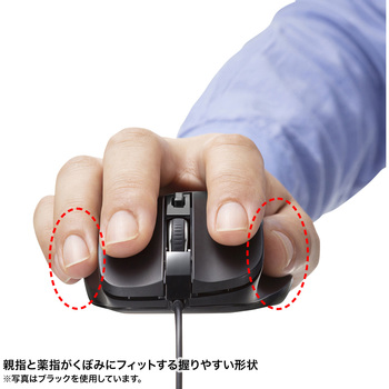 ブルーLEDマウス サンワサプライ