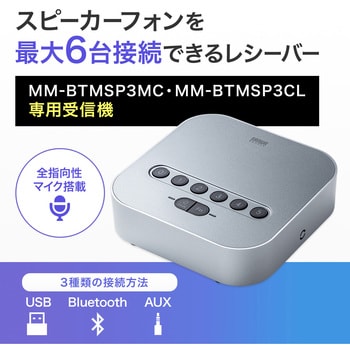 MM-BTMSP3RC スピーカーフォン 1個 サンワサプライ 【通販モノタロウ】