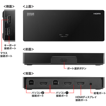 パソコン自動切替器 サンワサプライ