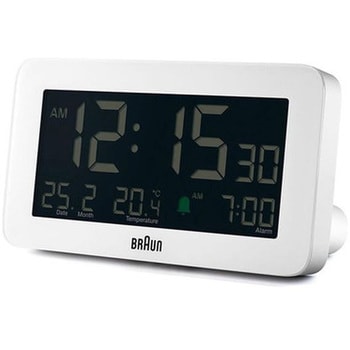 BC10W BRAUN Digital Alarm Clock ブラウン アラーム ライト機能 温度