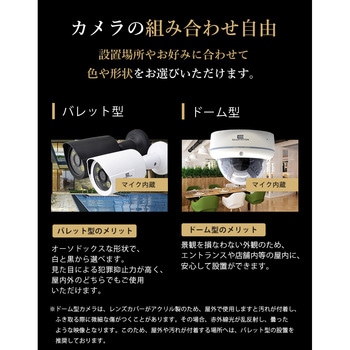 SecuSTATION POEカメラ 800万画素フルスペックモデル SecuSTATION