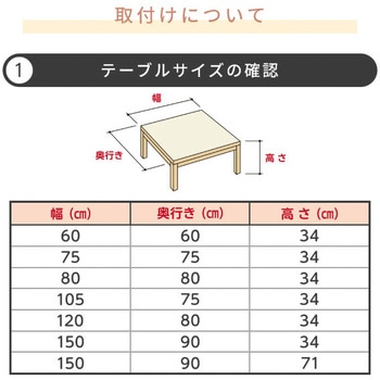 こたつ用取替ヒーター METRO