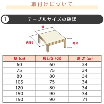 こたつ用取替ヒーター METRO